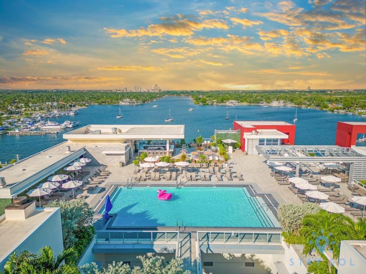 Best Stay - Rooftop Pool - Hollywood Beach Board - Walk Extérieur photo
