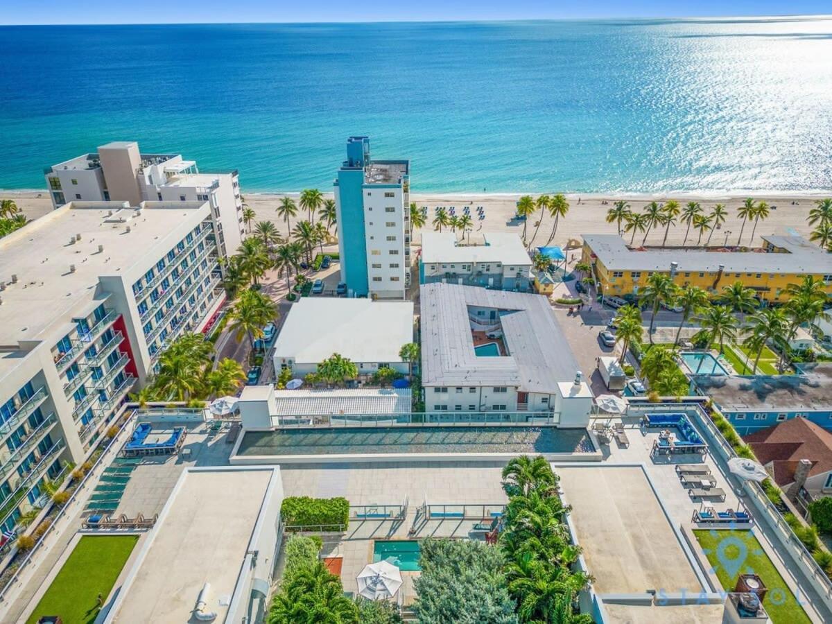 Best Stay - Rooftop Pool - Hollywood Beach Board - Walk Extérieur photo