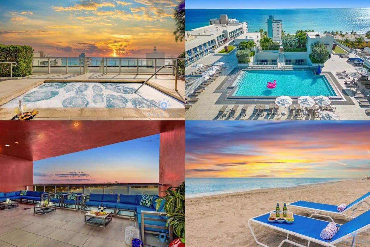 Best Stay - Rooftop Pool - Hollywood Beach Board - Walk Extérieur photo